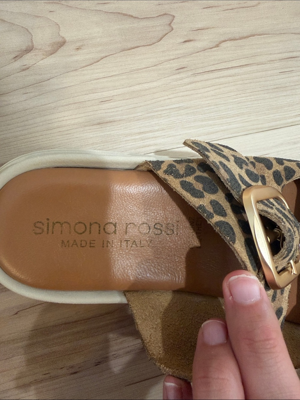 Leopard Print Platform Sandals - Picture 2 of 9